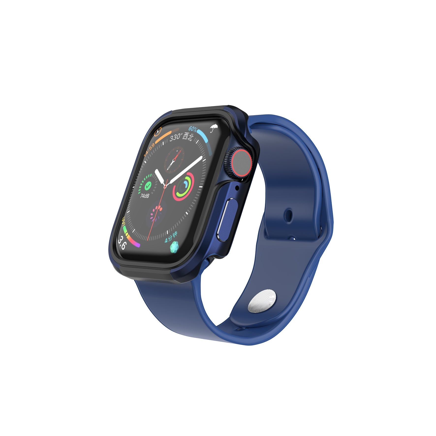 VOKAMO Aluminum Bumper Case for Appe Watch Series 40/44 mm[No Screen Protector] - VOKAMO