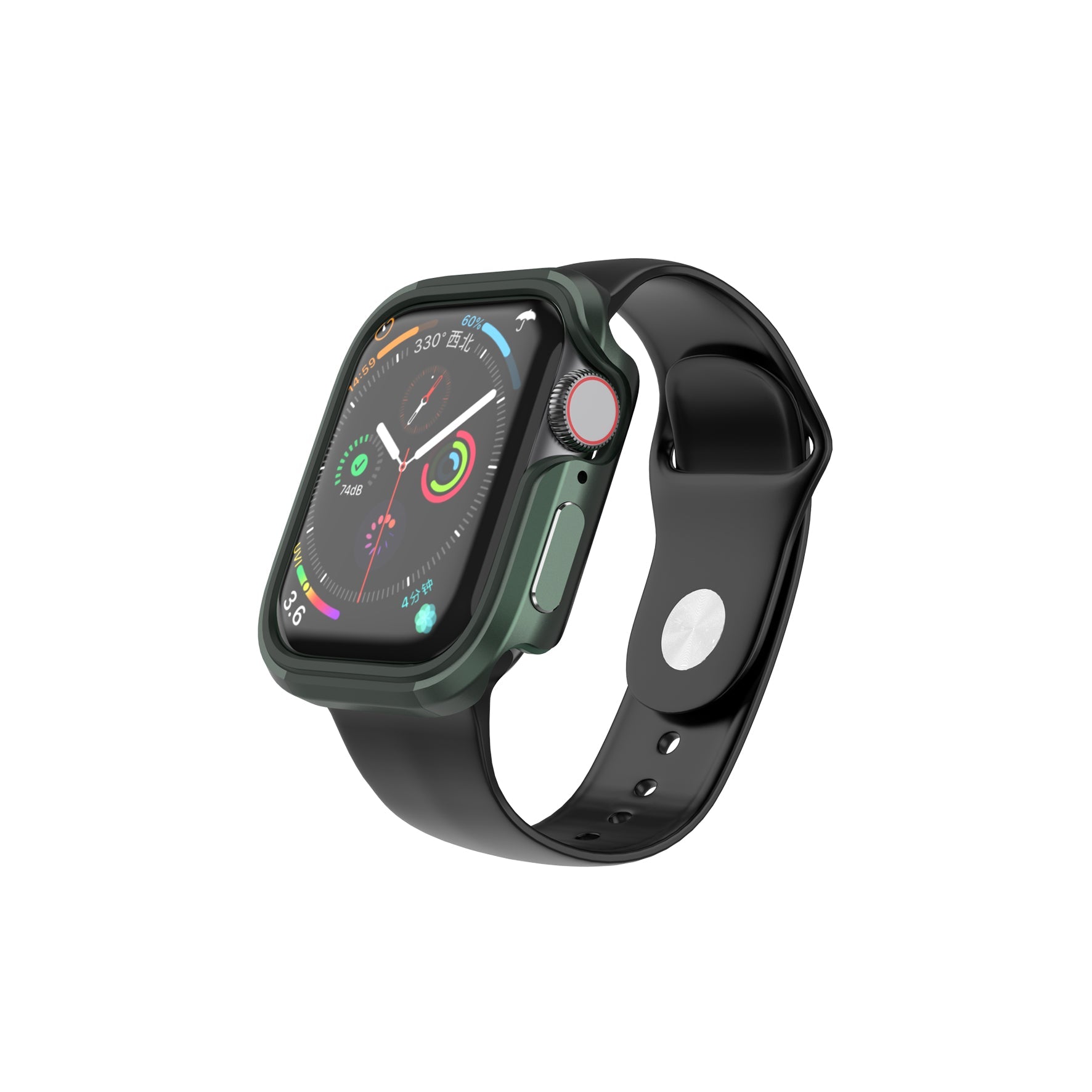 VOKAMO Aluminum Bumper Case for Appe Watch Series 40/44 mm[No Screen Protector] - VOKAMO