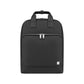 VOKAMO Backpack For Unisex, 16 Inches Large Capacity, PU Leather Backpack Black - VOKAMO