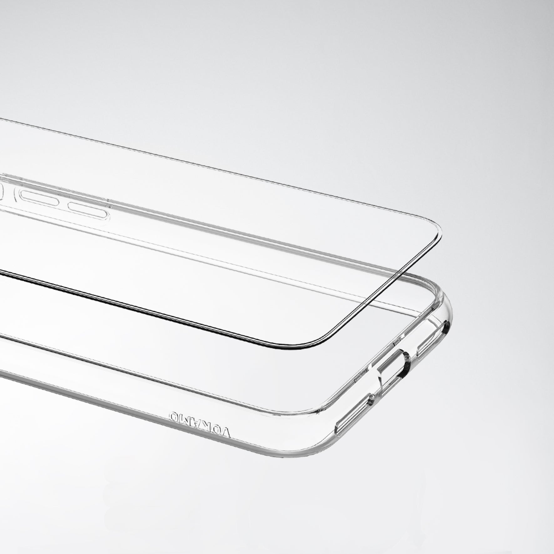 VOKAMO Clear Hybrid Case for iPhone SE 2022 - VOKAMO