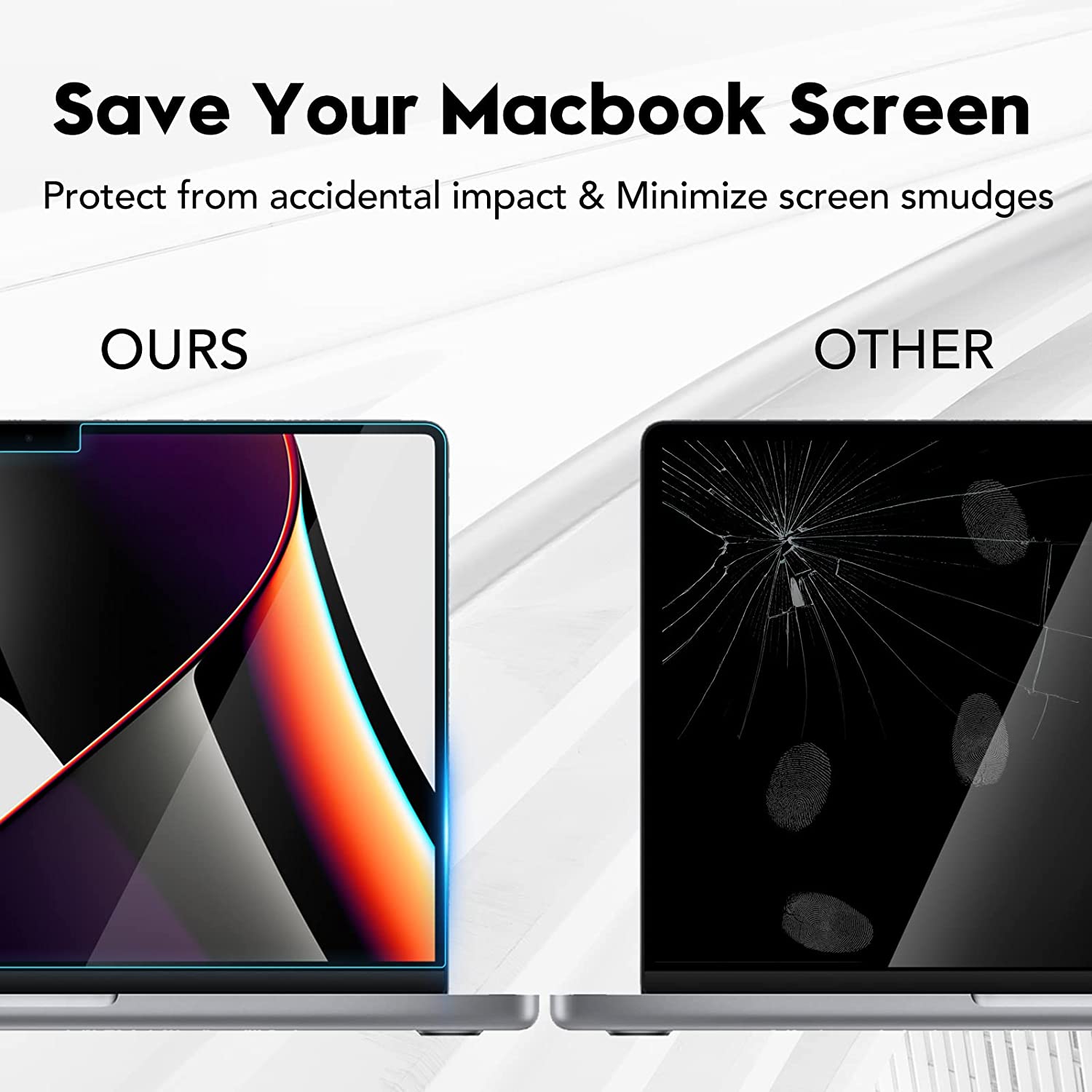 Vokamo HD Screen Protector Film for MacBook Pro 14"/16"/13“ MacBook Air 13" - VOKAMO