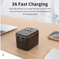 VOKAMO International Travel Adapter Worldwide All in One Universal Wall AC Power Plug Charger - VOKAMO