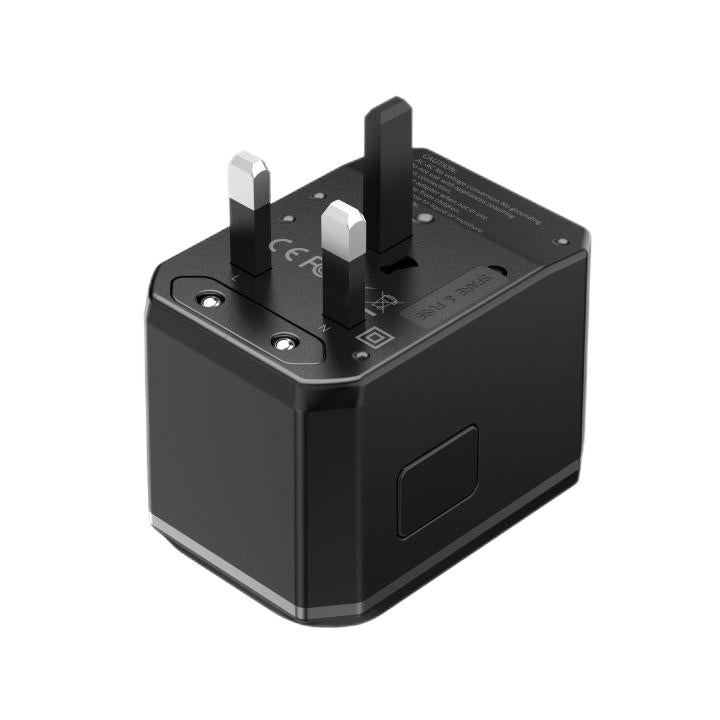 VOKAMO International Travel Adapter Worldwide All in One Universal Wall AC Power Plug Charger - VOKAMO