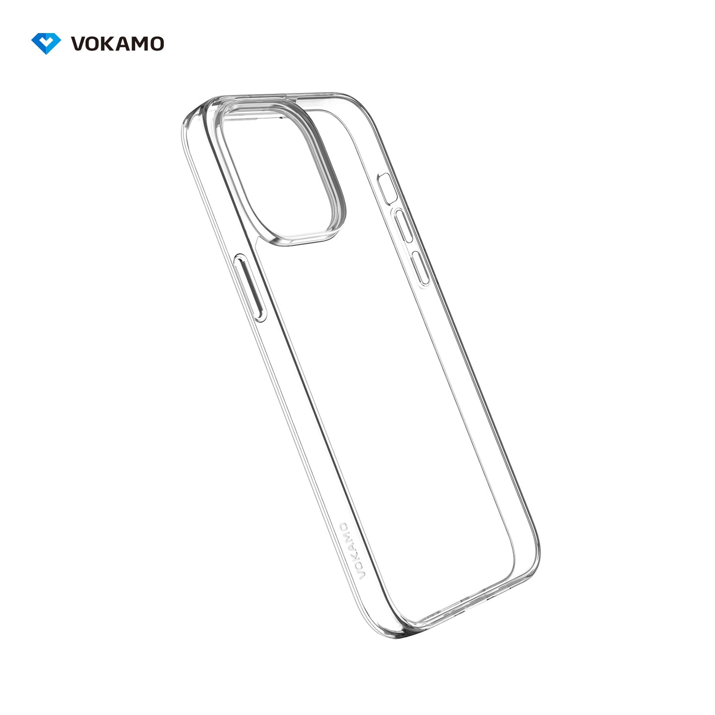 VOKAMO iPhone 14 Clear Case,Ultra Slim Transparent Cover for iPhone 14/14 Pro/14 Plus/14 Pro Max - VOKAMO