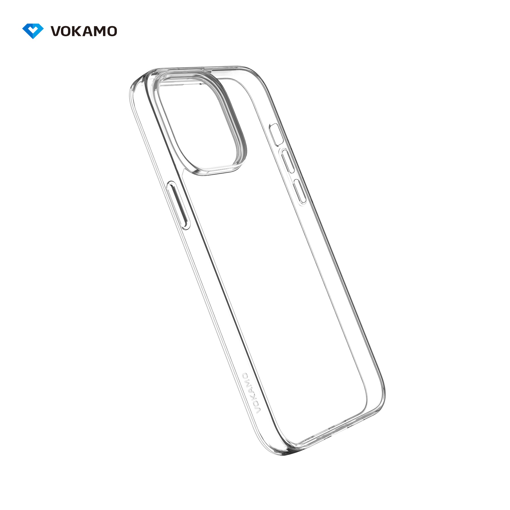 VOKAMO iPhone 14 Clear Case,Ultra Slim Transparent Cover for iPhone 14/14 Pro/14 Plus/14 Pro Max - VOKAMO