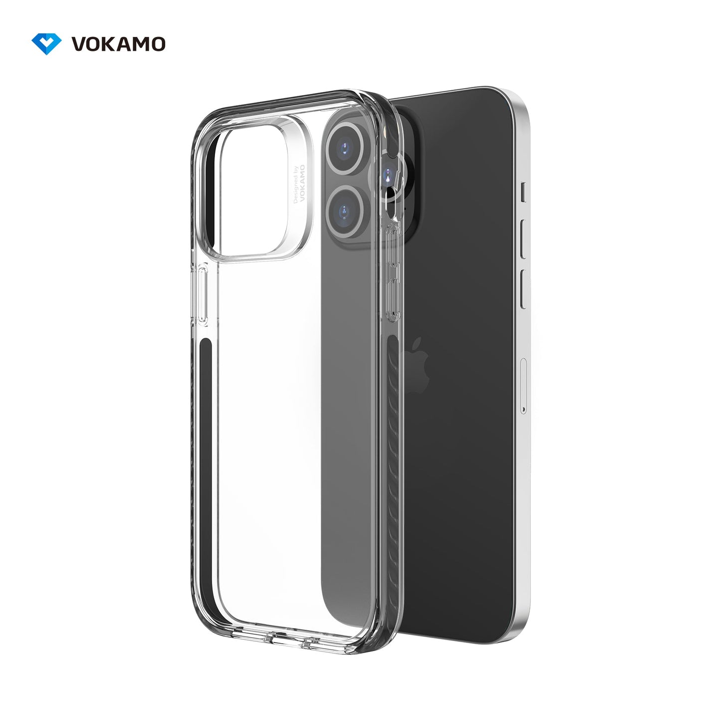 VOKAMO Shockproof Phone Cases, Drop Tested Clear Case for iPhone 14 Pro Max/14 Pro/iPhone 14/14 Plus - VOKAMO