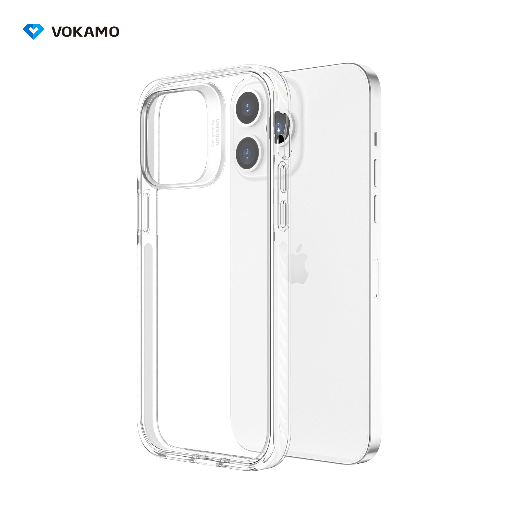 VOKAMO Shockproof Phone Cases, Drop Tested Clear Case for iPhone 14 Pro Max/14 Pro/iPhone 14/14 Plus - VOKAMO
