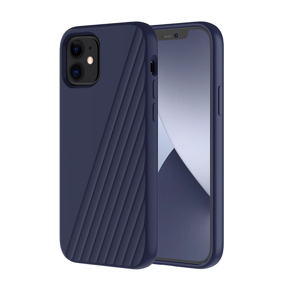 VOKAMO Shockproof Silicone Case For iPhone 12 Pro Max/12 Mini/12/12 Pro,Luxury Liquid Silicone Protective Cover Case - VOKAMO