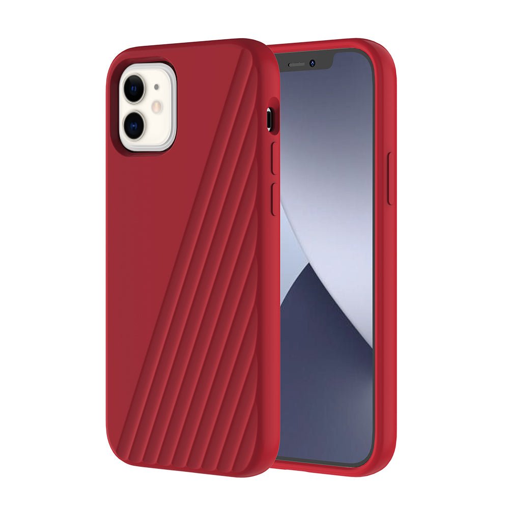 VOKAMO Shockproof Silicone Case For iPhone 12 Pro Max/12 Mini/12/12 Pro,Luxury Liquid Silicone Protective Cover Case - VOKAMO