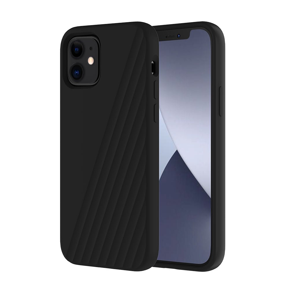 VOKAMO Shockproof Silicone Case For iPhone 12 Pro Max/12 Mini/12/12 Pro,Luxury Liquid Silicone Protective Cover Case - VOKAMO