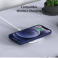 VOKAMO Shockproof Silicone Case For iPhone 12 Pro Max/12 Mini/12/12 Pro,Luxury Liquid Silicone Protective Cover Case - VOKAMO