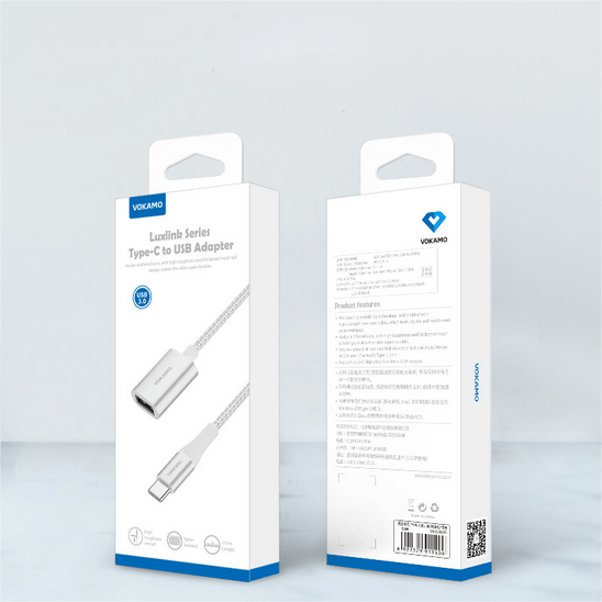 VOKAMO USB - C Adapter,USB - C to USB - A OTG Adapter Cable - VOKAMO