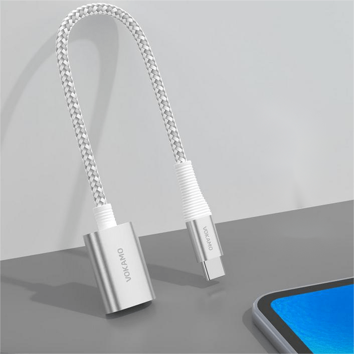 VOKAMO USB - C Adapter,USB - C to USB - A OTG Adapter Cable - VOKAMO